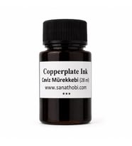 Copperplate İnk ceviz mürekkebi gölge yazı, sepya ceviz rengi 28ml-1 Ad