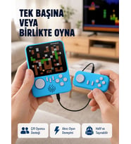TV Bağlantılı Çift Oyunculu Şarjlı Retro Gamepad Seti