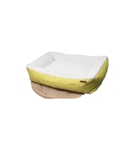 Yıkanabilir Sarı Yatak 55x50x18cm, Konfor ve Şıklık Sağlar