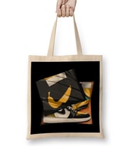 Air Jordan 1 Sneakers Number One İn The World Basketball Bez Çanta Uzun Saplı