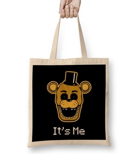Five Nights At Freddy's Logo Bez Çanta Uzun Saplı
