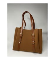Taba Büyük Boy Süet Shopper Çanta
