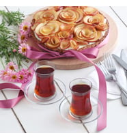 LAV Duru 6'lı Çay Bardağı (Çok Renkli)