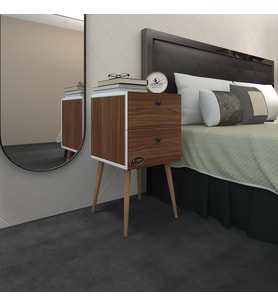 Kenzlife komodin hanami cvz 74*39*39 komidin ahşap ayaklı kitaplık ayakkabılık kapaklı arkalıklı (Karışık)