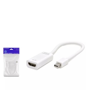 Hadron HDX7768 Mini DisplayPort to HDMI Çevirici Adaptör 4K 30Hz - Thunderbolt 2 Beyaz