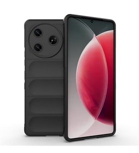 Coverzone Tecno Camon 30 Pro ile Uyumlu K?l?f TPU Oyuklu Arka Y�zey Z-Etnik Esnek Silikon Kapak Tecno Camon 30 Pro i�in O-tto Prime Silikon K?l?f Siyah