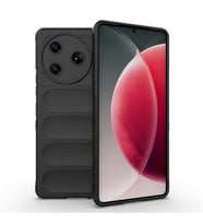 Coverzone Tecno Camon 30 Pro ile Uyumlu K?l?f TPU Oyuklu Arka Y�zey Z-Etnik Esnek Silikon Kapak Tecno Camon 30 Pro i�in O-tto Prime Silikon K?l?f Siyah
