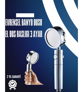 Dayanıklı ve Ergonomik Tasarımlı Ayarlanabilir El Duş Başlığı