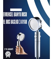 Dayanıklı ve Ergonomik Tasarımlı Ayarlanabilir El Duş Başlığı