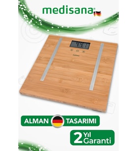 Sağlıklı Yaşam İçin Çok Fonksiyonlu Bambu Baskül