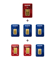 Nadir Gold 24 Ayar 17 Gram Altın (1 Ad 5 Gram Altın + 4 Ad 2,5 Gram Altın + 2 Ad 1 Gram Altın )