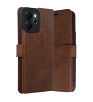 Oppo Reno 14f Trend S Plus Kapaklı Kılıf - Taba