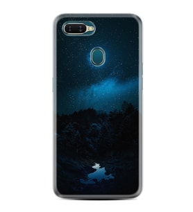 Oppo A5S A15 A16 A54 A55 A73 A74 Kılıf Desemli Silikon Gece 1633