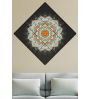 Çerçevesiz Çerçeve Görünümlü Mandala 9 Parça Meditasyon Pilates  Mdf Tablo Seti Çoklu Baskı Seti ÖZC-MDF9O