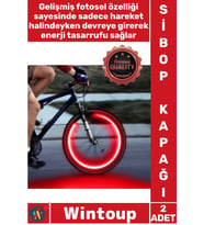 #Sibop Işıklı Neon Halka Araba Bisiklet Motosiklet Otomatik Yanan Hareket Sensörlü Sibop Işığı 2'li