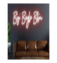 Bizi Böyle Bilin Yazılı Neon Tabela