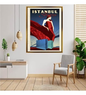 Altın  Çerçeveli tablo n970