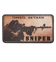 KESKİN NİŞANCI Deri İsimlik  - SNIPER İsimlik