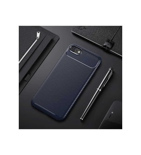Apple iPhone 8 Uyumlu Kılıf Zore Negro Silikon Kapak (Lacivert)