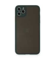 Iphone 11 Pro Max Kılıf Montreal Silikon Kapak - Yeşil