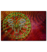 Cakapuzzle  Boğa Burç Astroloji Sembol 120 Parça Puzzle Yapboz MDF (Ahşap)
