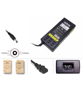 24V 3.75A 90W 5.5x2.5 mm Termal Etiket Yazıcı Adaptör RETRO
