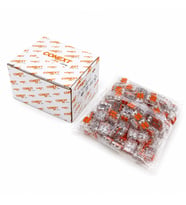 100 ADET NO 2 0.2X4.0 KABLO GEÇMELİ MANDALLI BUAT KLEMENS (5680)