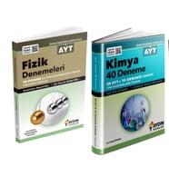AYDIN YAYINLARI AYT FİZİK + KİMYA DENEMELERİ