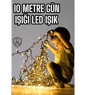 10 Metre Led Işık Saçaklı Dekoratif Şerit Led