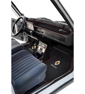Renault 12 Toros Nakışlı Araç Oto Halı Paspas / Torpido Koruma Örtüsü /  Vites Konsol Koruma Seti