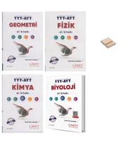 Limit TYT AYT Geometri Fizik Kimya ve Biyoloji El Kİtabı  4lü Set + Telefon Standı