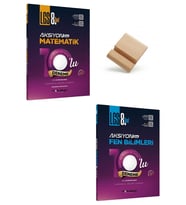 Motivasyon LGS Matematik ve Fen Aksiyon 10'lu Genel Deneme + Telefon Standı