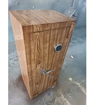ŞİFRELİ Tek Kapı ESKİTME Dayanıklı Çelik Dosya ve Telefoncu Kasası 125 cm 300 kg (Kahverengi)