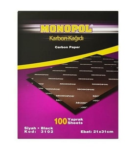 Monopol Karbon Kağıdı 100Lü Siyah
