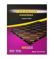 Monopol Karbon Kağıdı 100Lü Siyah