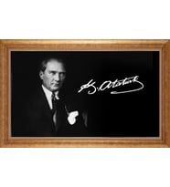 ALTIN ÇERÇEVELİ PASPARTULU TABLO CR1515