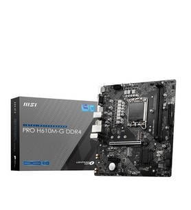 MSI PRO H610M-G DDR4 M2 PCIe NVME HDMI PCIe 16X v4.0 1700p mATX