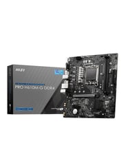 MSI PRO H610M-G DDR4 M2 PCIe NVME HDMI PCIe 16X v4.0 1700p mATX