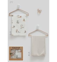 Caramell 2'li Battaniye & Çıngırak 80x85 Cm Gri CRM.GRİ.2467