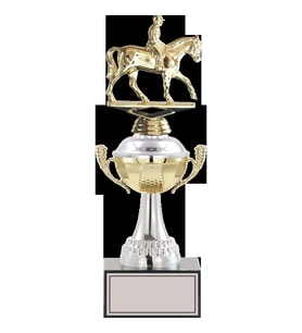 ODAK KUPA - Figürlü Kupalar - At / Binici Figürlü Kupalar FG-046 B - 32 cm