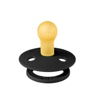 Bibs Colour Kauçuk Emzik - Black 0-6 Ay