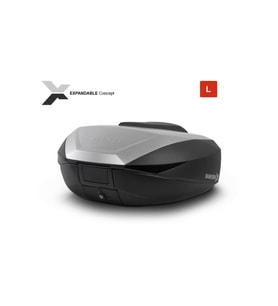 Motosiklet Arka Çanta SH-59X litre Üç Kademeli Kapaklı Genişleyebilir Model Motor Arka Topcase 59lt