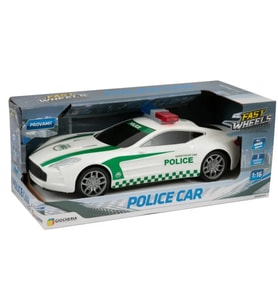 Fast Wheels 1:16 Işıklı ve Sesli Polis Arabası