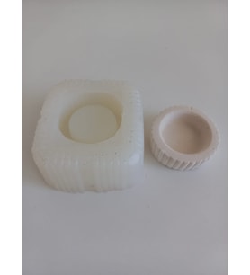 KÜÇÜK TEKLİ MUMLUK KALIBI (Şeffaf)