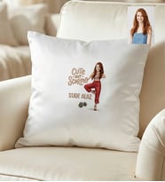 Kişiye Özel Karikatürlü Cute But Scorpio Akrep Burcu Yastık Doğum Günü Hediyesi