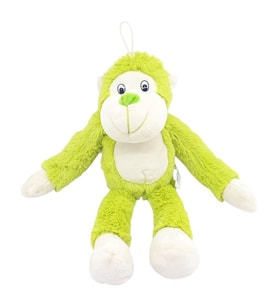 Peluş Maymun 40 cm - Yumuşak Peluş - G5501 - Yeşil