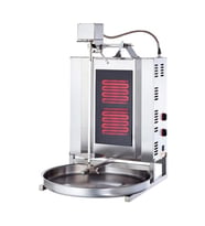 Işıkgaz Silverinox Elektrikli 2 Radyanlı Üstten Motorlu Döner Ocağı