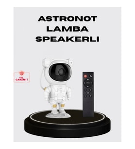 Mey İthalat® 8 Efektli Astronot Galaxy Projektör Uzaktan Kumandalı LED Gece Lambası