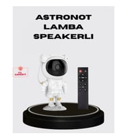 Mey İthalat® 8 Efektli Astronot Galaxy Projektör Uzaktan Kumandalı LED Gece Lambası