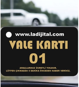 Vale Kartı-Çift Yön Baskılı